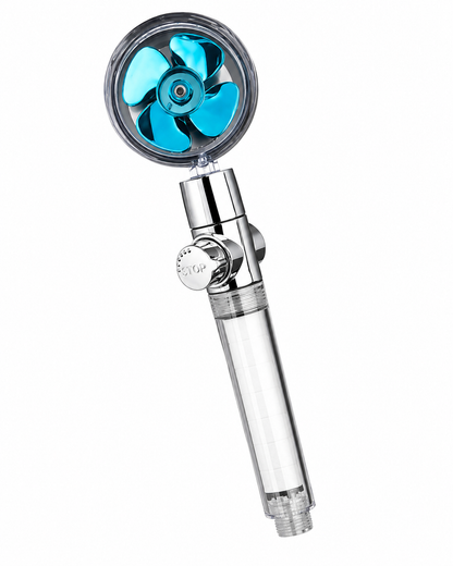 Cabezal de Ducha Turbo 360° de Alta Presión con Filtro Ahorrador de Agua